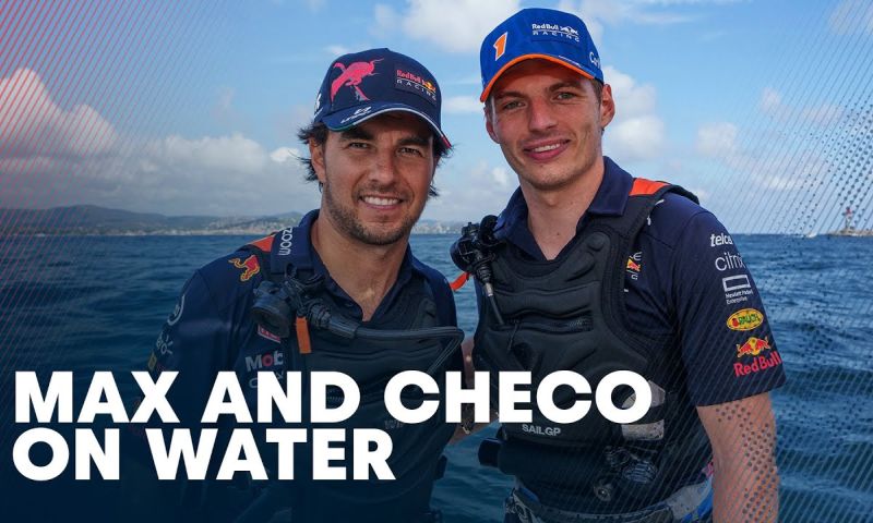 Verstappen und Perez fahren in Saint-Tropez auf dem Wasser